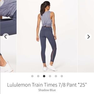 Lululemon Train Times 7/8 25” Leggings